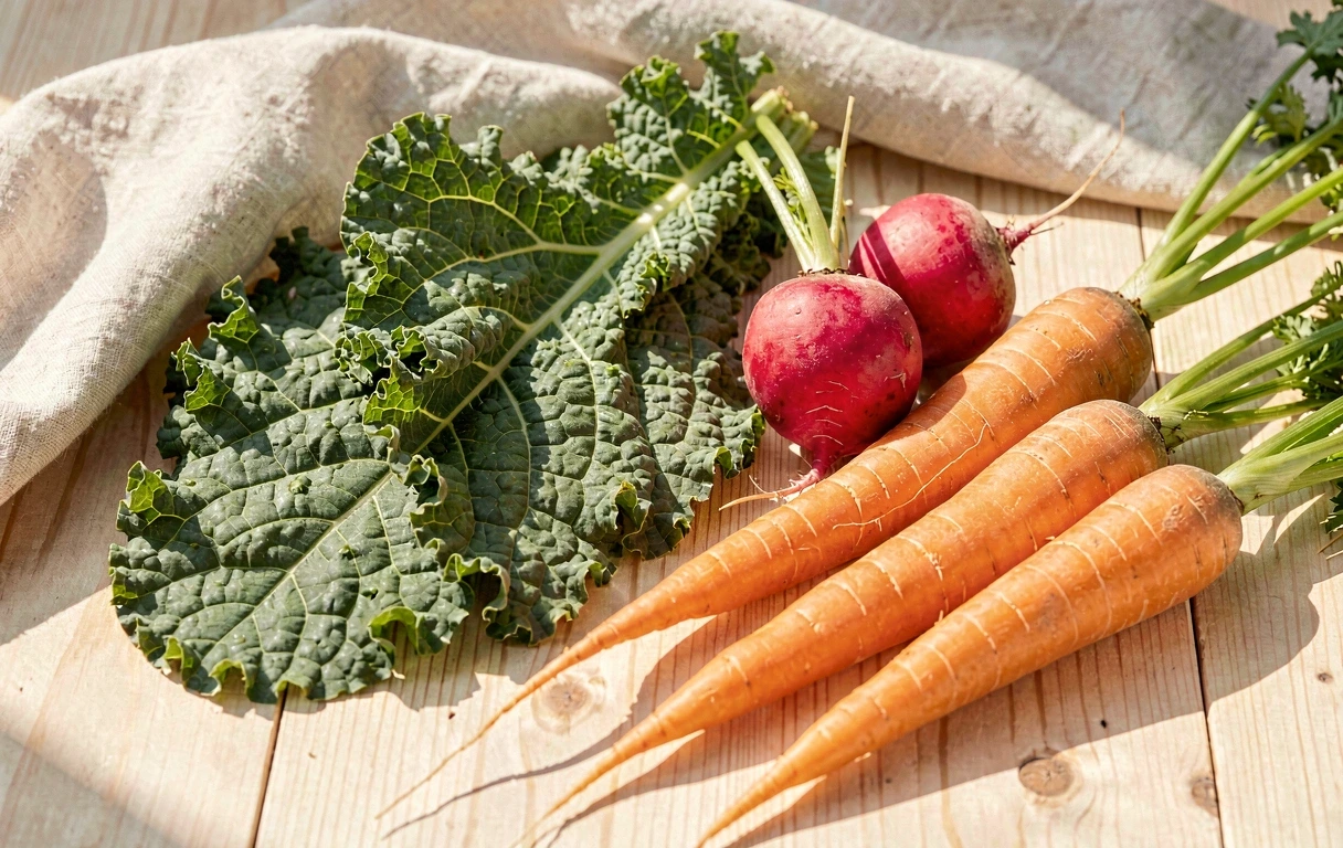 Fresh seasonal produce for clean recipes